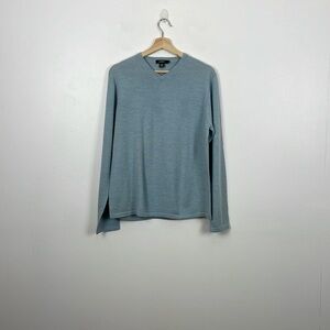 J. Crew Merino Wool Sweater Womens Medium V Neck Long sleeve Pullover Sweater